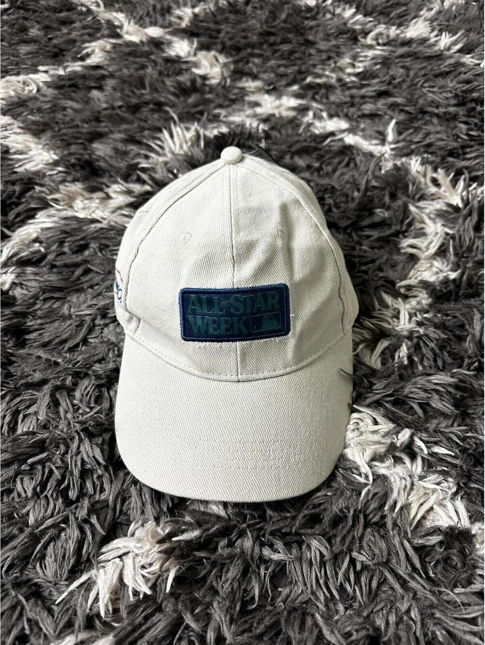MLB All Star Week Hat BDA Genuine Merchandise Capital One Beige Strapback Cap